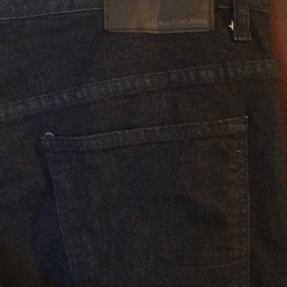 Calvin Klein Black Straight Jeans - Picture 4 of 4